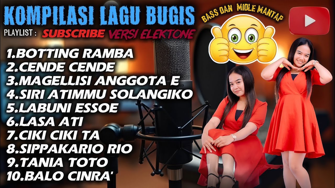 KOMPILASI LAGU BUGIS VERSI ELEKTONE🔰