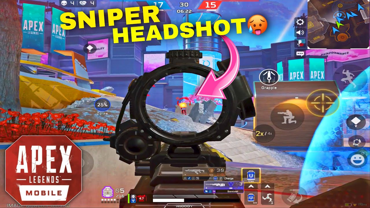 Sentinel sniper quickshot apex legends mobile 