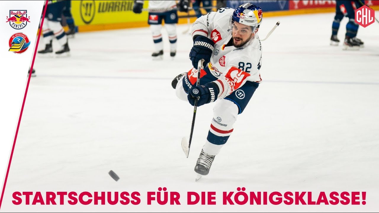 Champions Hockey League Saison 2023/24 EHC Red Bull München Eishockey Red Bull Munich Hockey