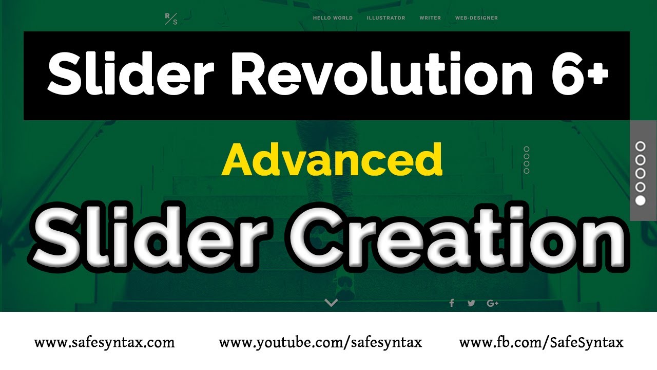Slider Revolution 6+ Advanced and Creative Slider Creation YouTube