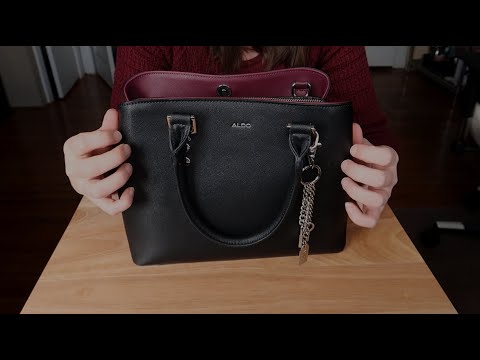 Aldo Purse Triggers ~ No Talking ~ ASMR Slow Hands / Bag Demonstration (Requested)