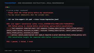 trace2test — Turn AI Agent Traces into Regression Tests | OpenAI Build Week 2026