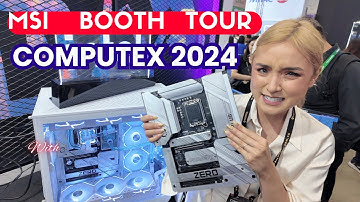 MSI Booth Tour COMPUTEX 2024 | CAMM2 | Every GPU | New MOBOs