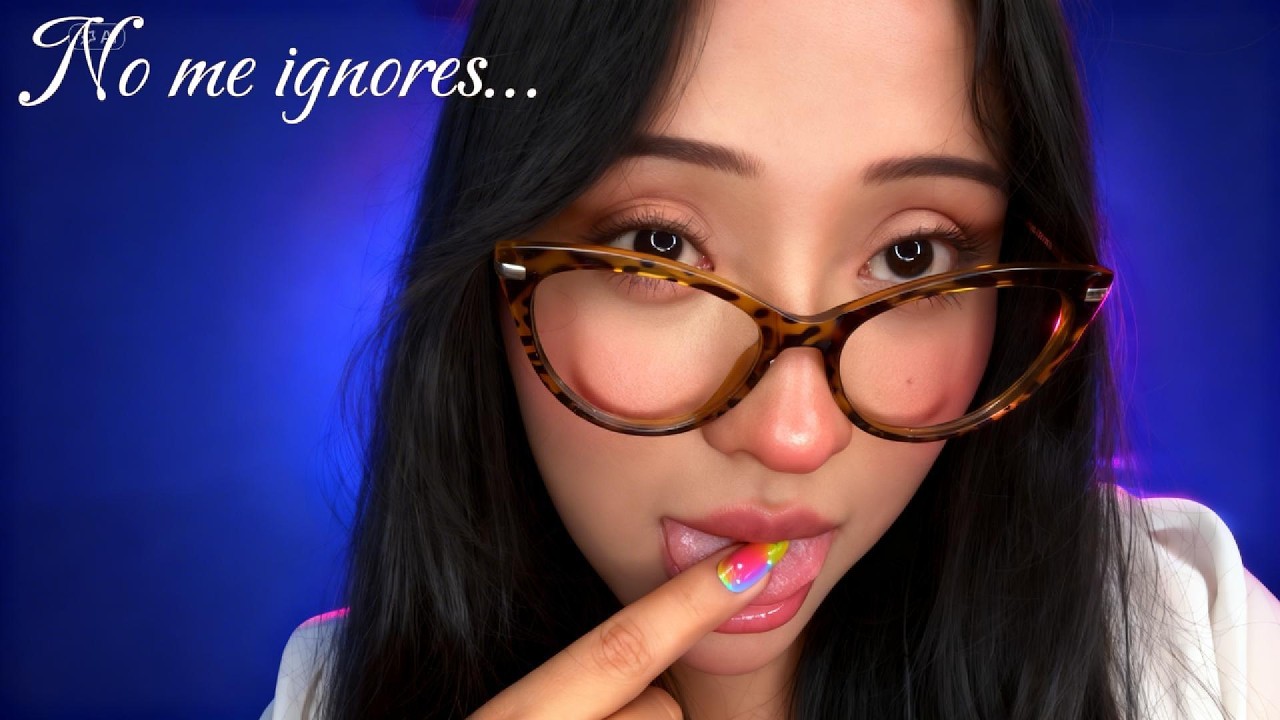 💗 ASMR | Tu novia nota que estás distante… (spit + susurros cercanos)