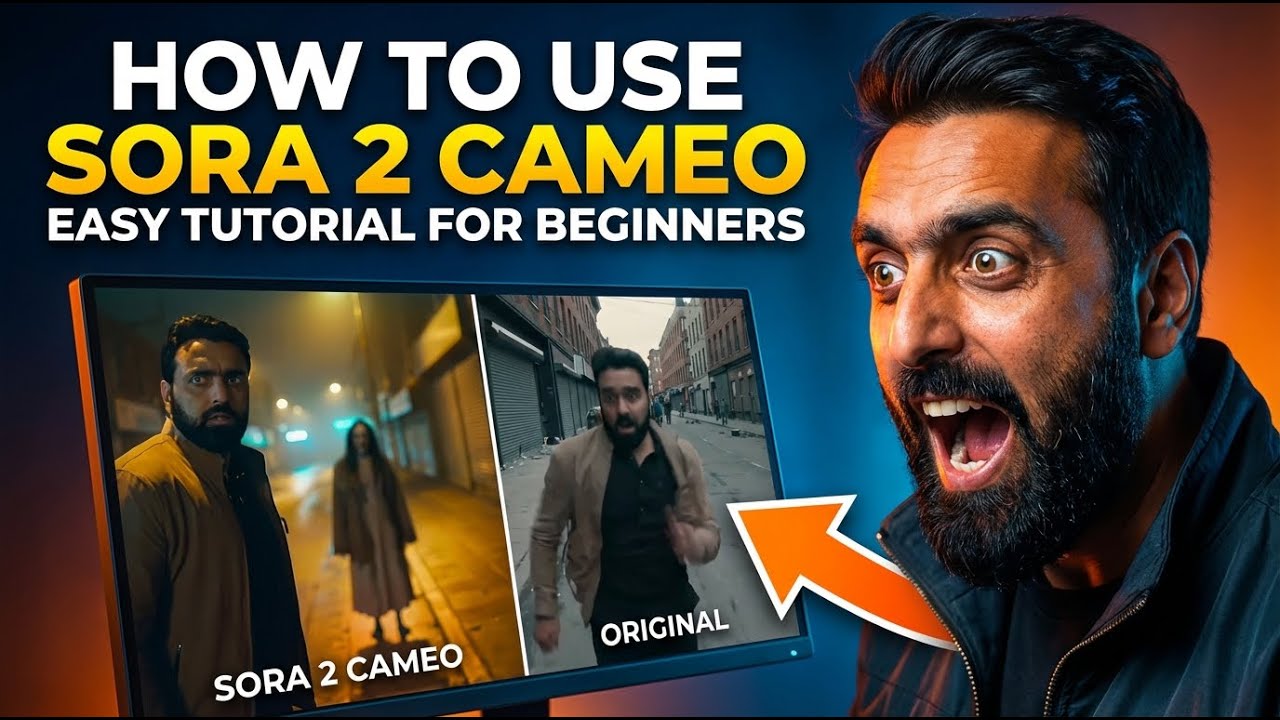 How to Use Sora 2 Cameo | Step-by-Step Tutorial for Beginners - YouTube
