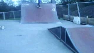 Massive Airs Over Funbox-Scooter