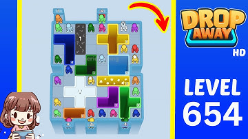 Drop Away Level 654 Solution Walkthrough