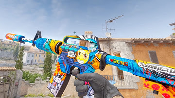 CS2 MADE THIS SKIN CLEAN 🔥🔥- Inspecting M4A1 PLAYER TWO in CS2 Ingame