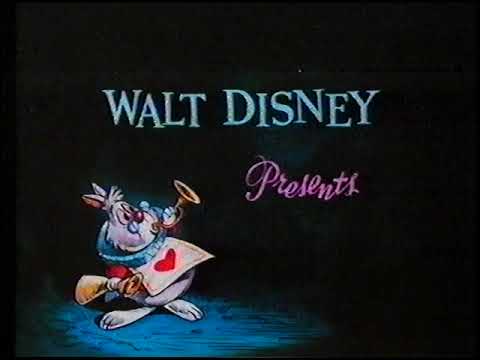 Original VHS Opening: Alice in Wonderland (UK Pre cert Tape)