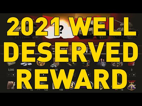 2021 WELL-DESERVED REWARD IN WORLD OF TANKS!