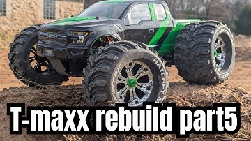 Traxxas t-maxx rebuild and electric conversion part 5