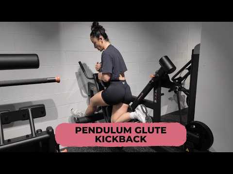 How to perform the Glute Builder Pendulum Kickback! #glutesworkout #glutes