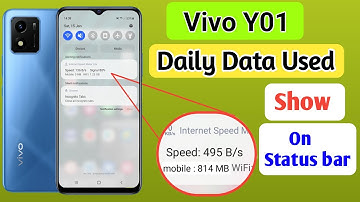 Vivo y01 Enable daily data Used | Vivo y01 Enable Data Usage Notification Bar