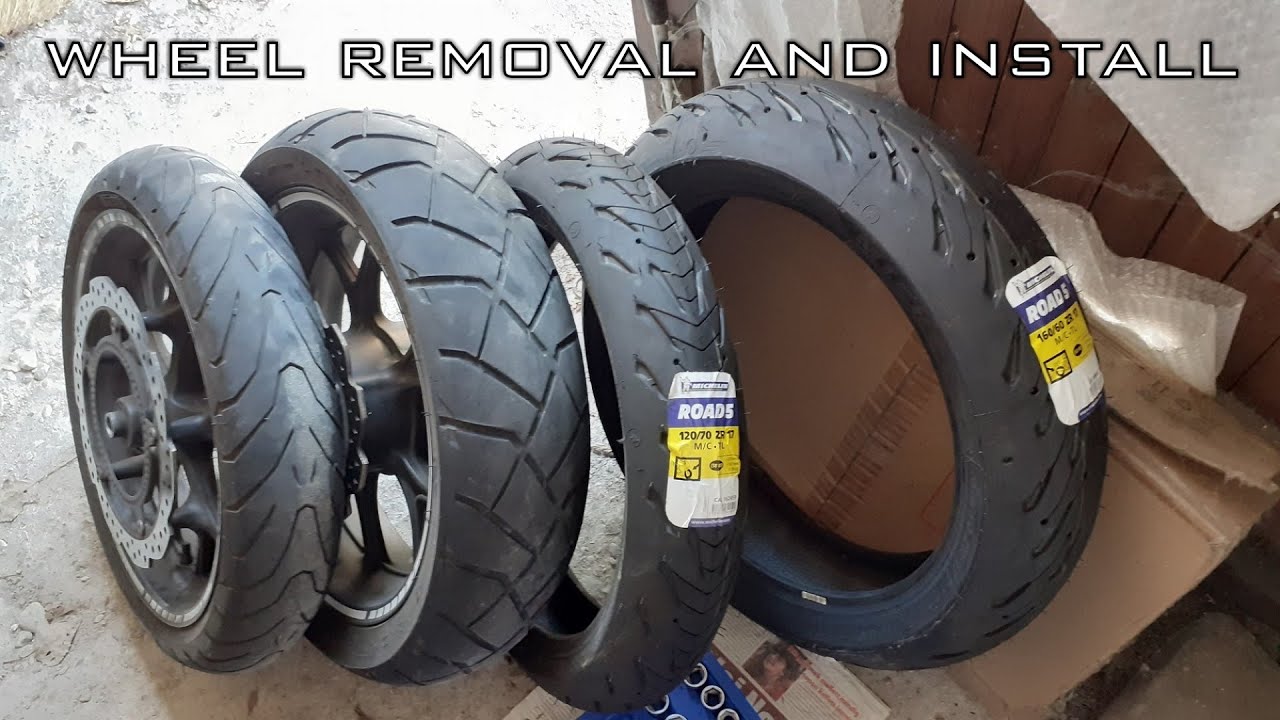 gumicsere, kerék le- és felszerelés - Wheel Replacement - Honda NC750X