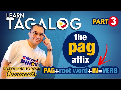 What Does Pag Mean In Tagalog