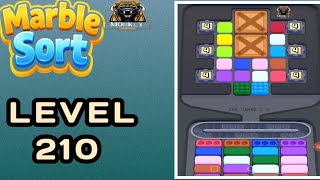 Marble Sort very hard Level 210 Walkthrough Solution 