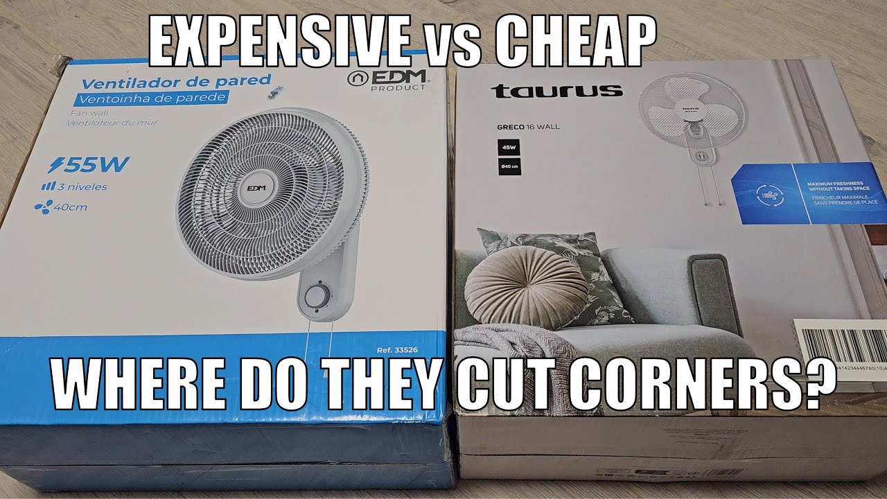 Дорогой против дешевого настенного вентилятора – EDM 33526 против TAURUS Greco 16 | Полное сравне...