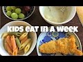 What My KIDS Eat in a Week