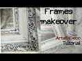 DIY EASY : Makeover frames!  Μεταμόρφωση κορνίζας!  ArteDiDeco [CC]