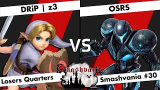 DRiP | z3 (Young Link) vs OSRS (Dark Samus) - LQF - Smashvania #30