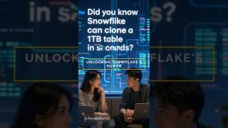 ⚡ Snowflake Zero-Copy Clone Explained in 20 Seconds