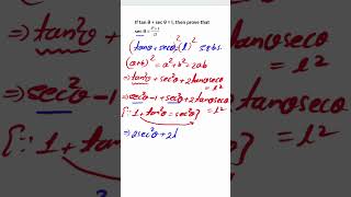 Trigonometry - Question 5 #education #class10 #class9 #trigonometry