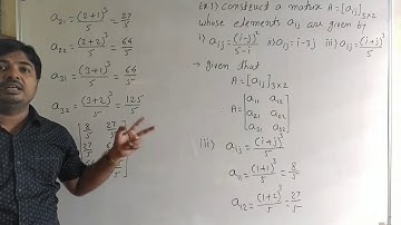 Determinants and Matrices Lec18 : Martices : Exercise 4.4 ex.1, 2