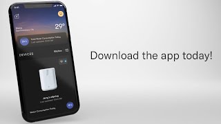 The Amway Healthy Home App with the eSpring Water Purifier