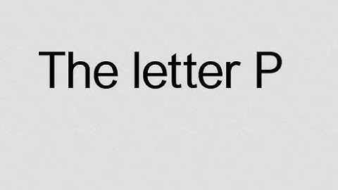 danger signs in handwriting: the letter p