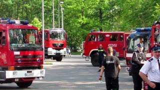 Wyjazdy alarmowe z Powiatowych Obchodów Dnia Strażaka w Legionowie (21.05.2016)