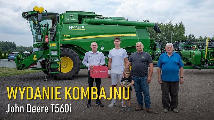 Wydanie kombajnu John Deere T560i | Wanicki Agro Dąbrowa Tarnowska