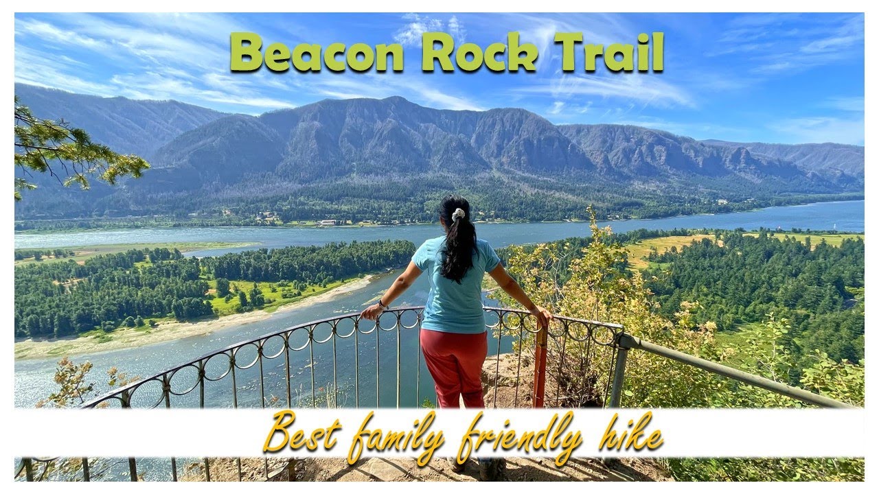 Best family friendly hike in Columbia River Beacon rock trail