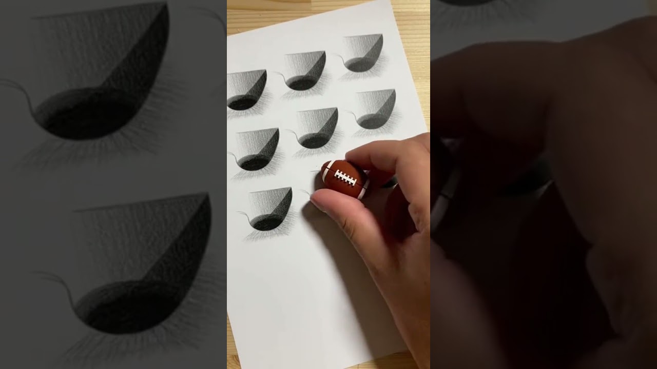 Optical illusion | Hole in Paper watch closely to see magic happen 