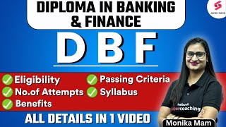 DBF Exam 2025 | Diploma In Banking And Finance | DBF Exam Eligibility Complete Details | Monika Mam
