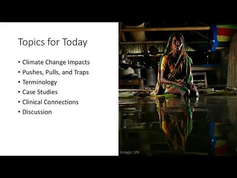 Climate Change and Human Migration