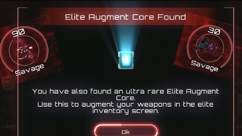 how obtain elite augment cores in SAS4:mobile (read description)