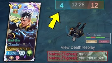 MAKE IMPOSSIBLE INTO POSSIBLE! BEST EPIC COMEBACK OF ALL TIME! TOP GLOBAL CLAUDE!