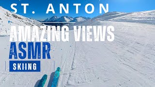 ASMR POV skiing in st Anton am Arlberg