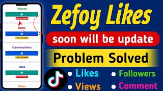 Zefoy Soon Will Be Updated Problem Solved 2026 | Zefoy Get Free TikTok Likes & Followers 2026