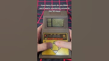 Entex 3D Escape #gamer #retrogaming #game #vintage #80s #maze #3d