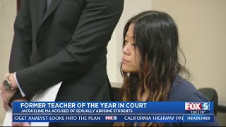 Former 'Teacher of the Year' in court