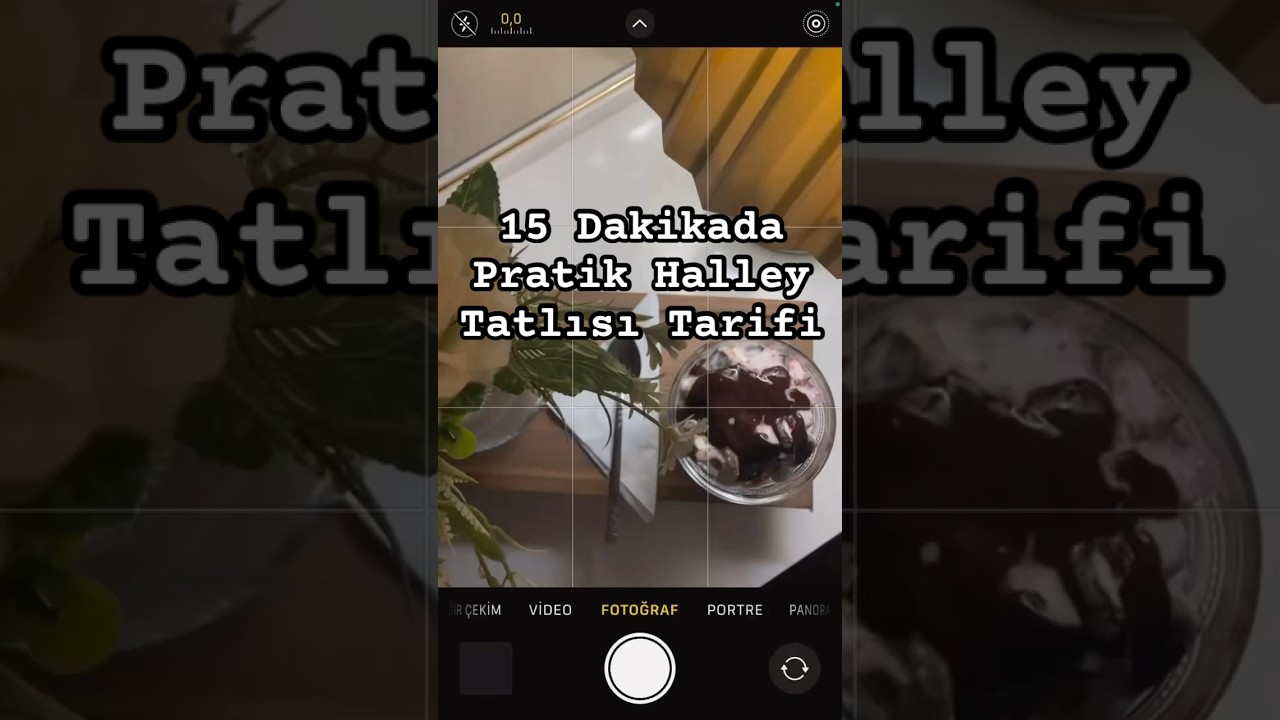 15 dakikada pratik Halley tatlısı Tarifi #dessert #halleytatlısı #tatlı