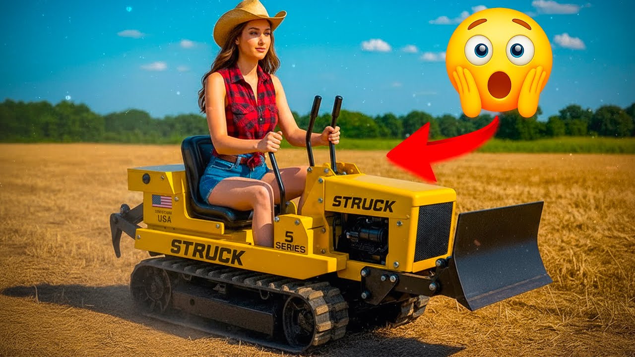 5 TRACTORES DE ORUGA CHIQUITOS PARA HUERTO Y VIÑA