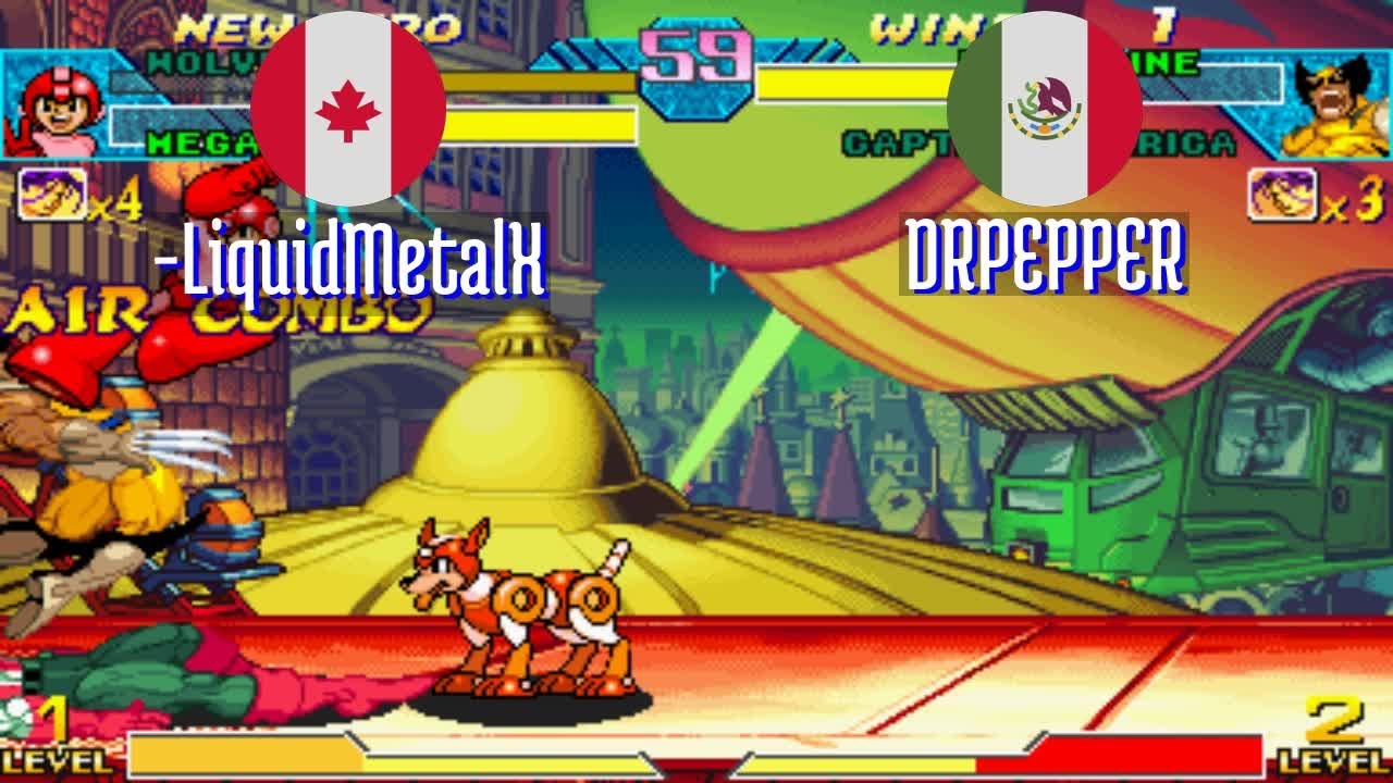FT5 @mvsc: -LiquidMetalX (CA) vs DRPEPPER (MX) [Marvel vs Capcom Fightcade] Oct 24