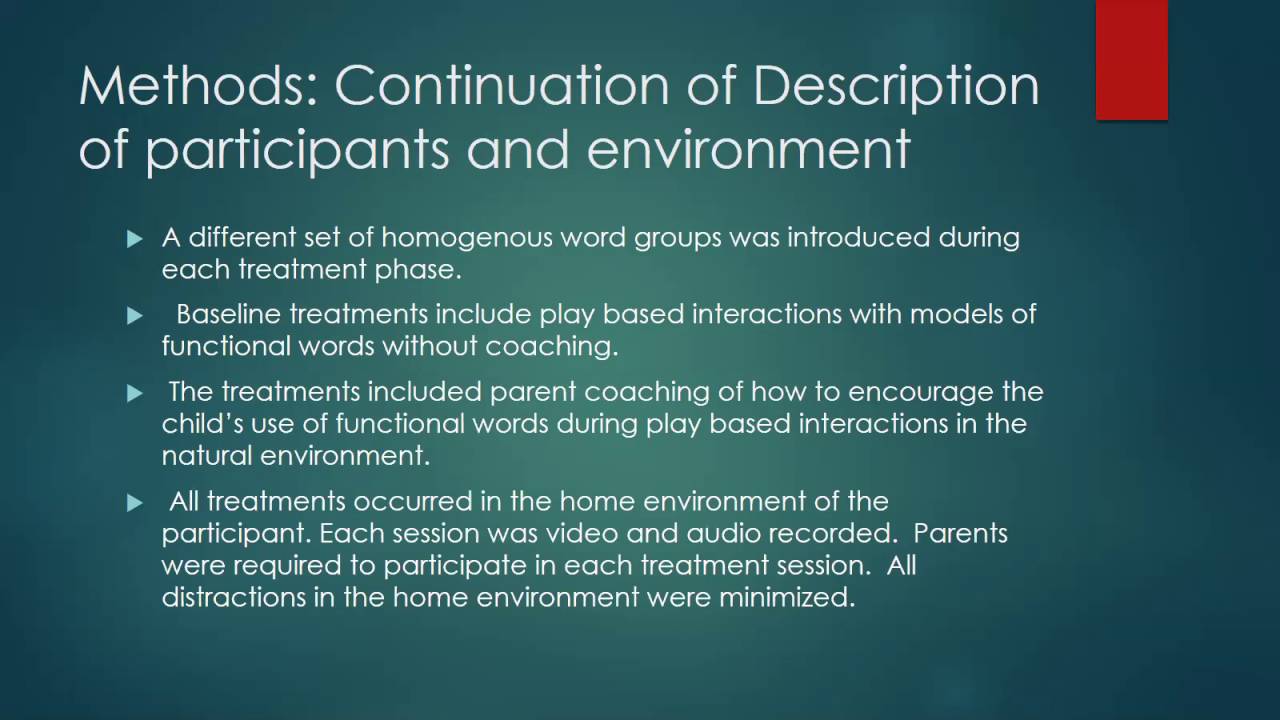 Multiple Baseline Design Across Behaviors YouTube