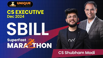 SBILL  PART B SUPERFAST MARATHON | DEC 2024 | CS EXECUTIVE | CS SHUBHAM MODI