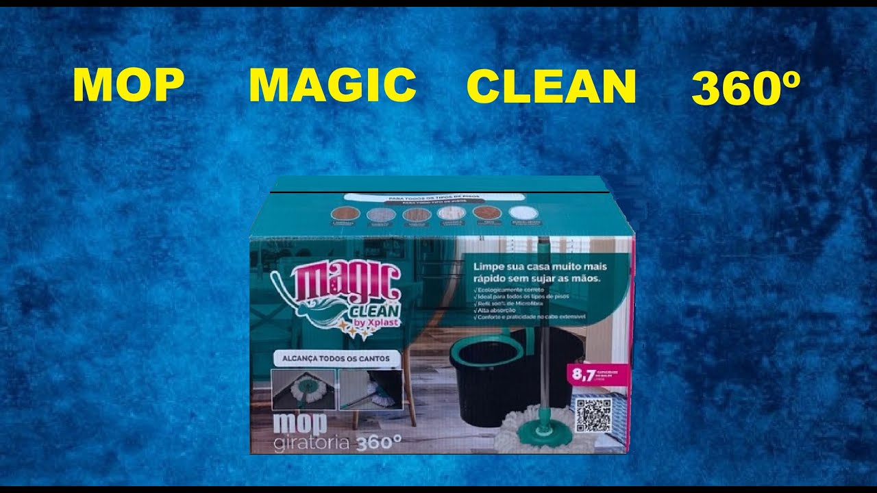 Mop Magic Clean Facilite a sua vida!!!! YouTube
