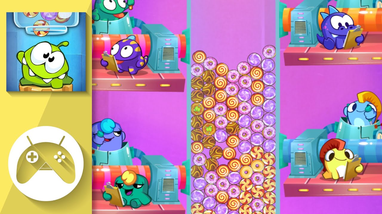 Download Free Android Game Om Nom Idle Candy Factory