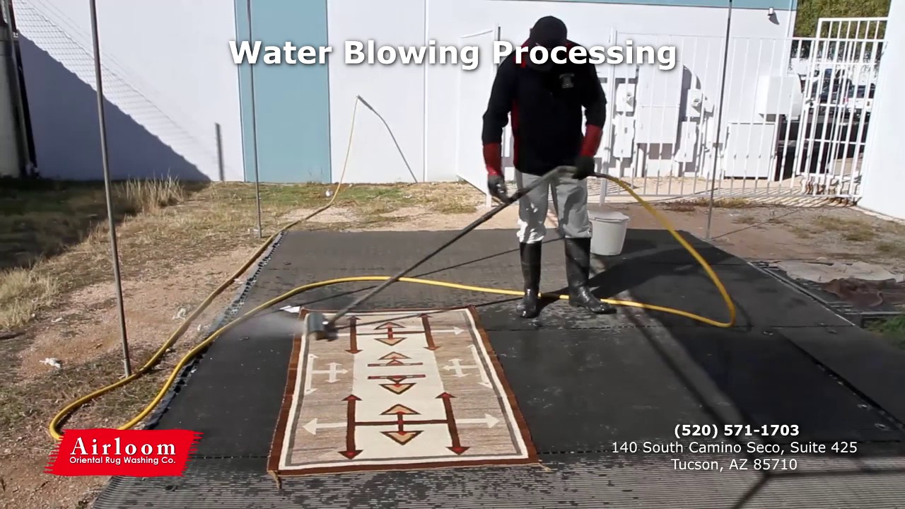 can you put an oriental rug in washing machine