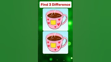 Only True Geniuses See All 3 Differences!🥸🔥#findthedifferences #iqtest #quiz